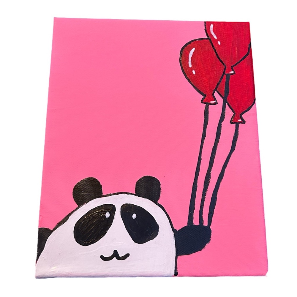 Hand-Crafted Panda Painting